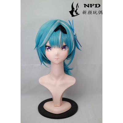 (NFD032)Customize Handmade Crossdress Full Head Female/Girl Resin Japanese Cartoon Character Animego Cosplay Kigurumi Mask